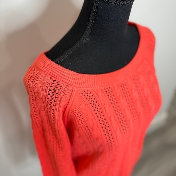 Coral Women's Long Sleeve Knit Sweater (Large) - Picture 5 of 7